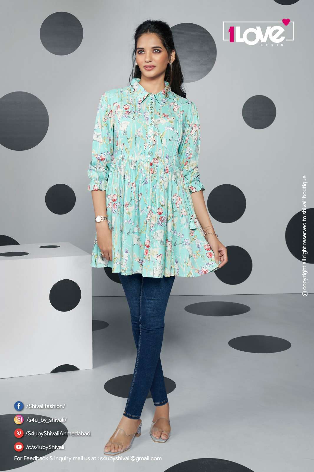 Frock type hotsell short kurti